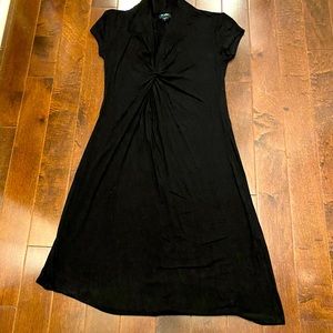 Classy black maternity dress